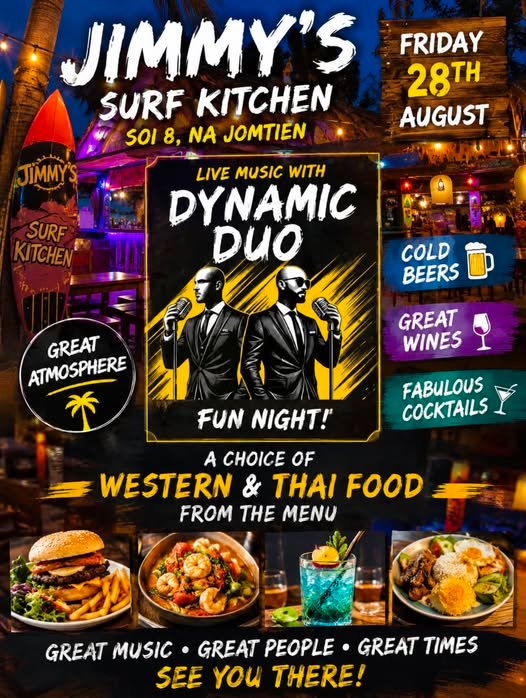Jimmy's Surf Kitchen, Bar & Rooms, Pattaya